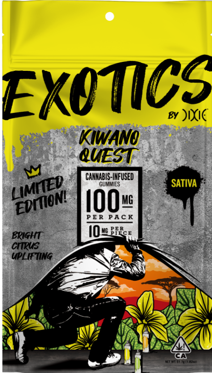 Photograph of product: Exotics Kiwano Quest | Gummies 200mg