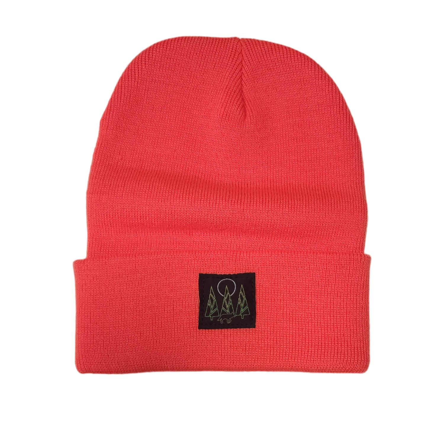 Photograph of product: Blaze Orange Cuffed Beanie