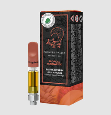 Photograph of product: Pioneer Valley Tropical Trainwreck 1g Cartridge