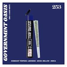 Photograph of product: Governmint Oasis | Pre-Roll 1pk | 1g