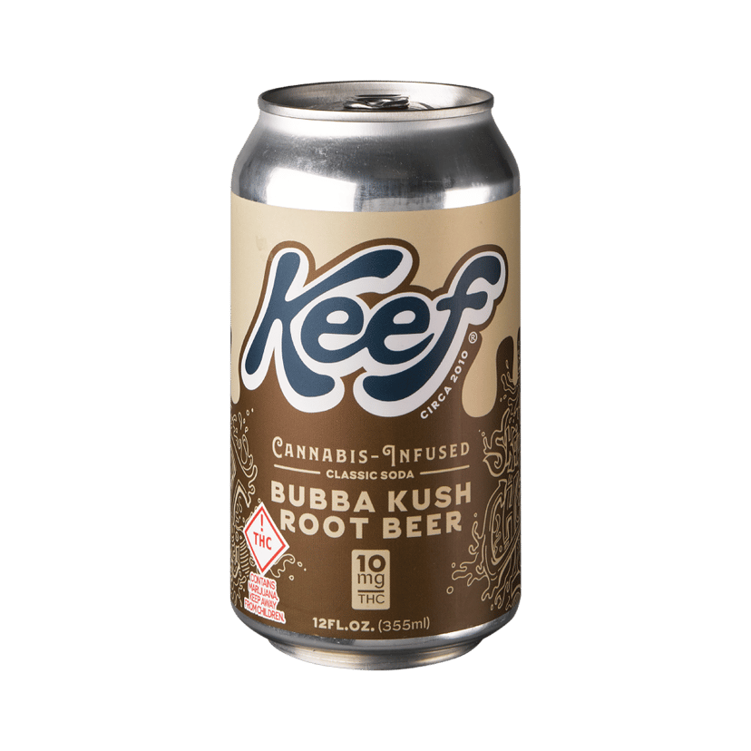Photograph of product: Keef Drink (10mg) Bubba Kush Root Beer