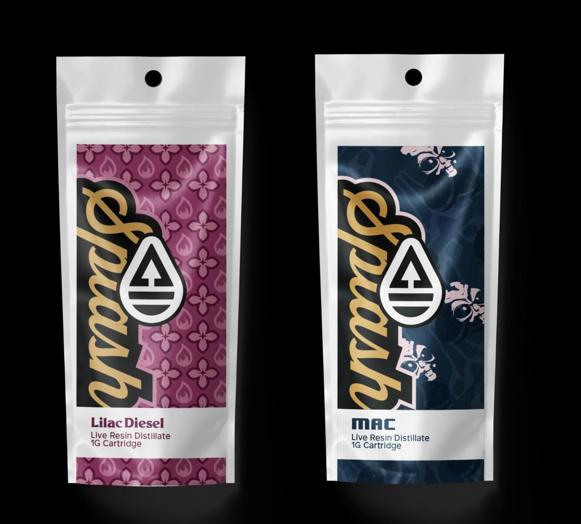 Photograph of product: Splash Half Pound Lemon 1g Live Resin Vape Cart by Fresh Coast Extracts