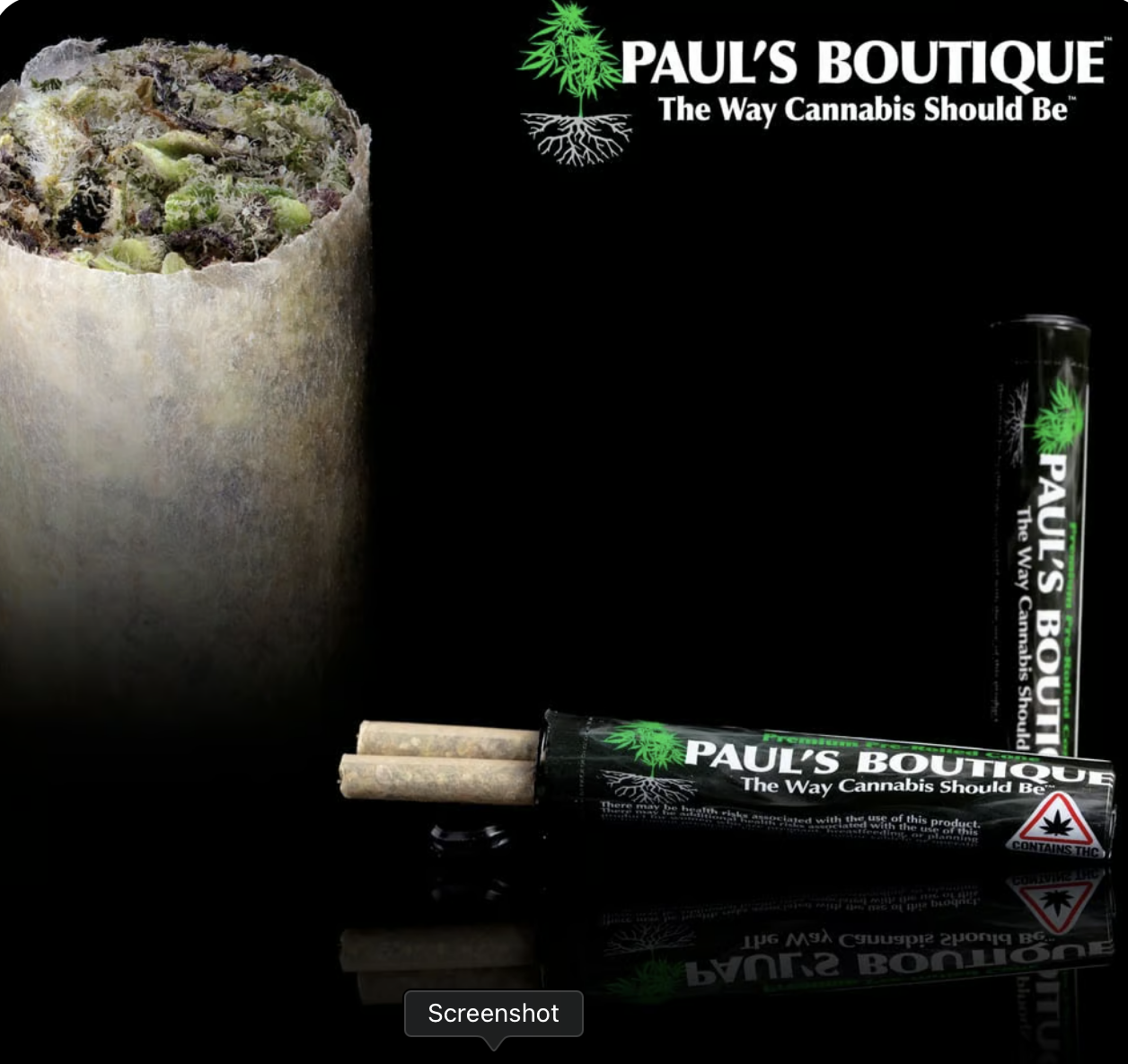 Photograph of product: Paul's Boutique - White Montage 2PK Pre-Roll