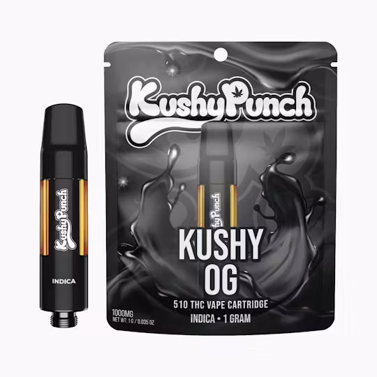 Photograph of product: Kushy Punch | Kushy OG | 1g Cartridge