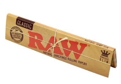 Photograph of product: Raw - Classic Slim Rolling Papers - King Size Slim