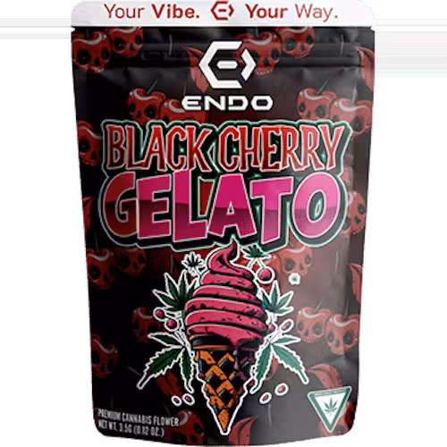 Photograph of product: Endo - Black Cherry Gelato - Pre Pack - - Hybrid - 3.5g