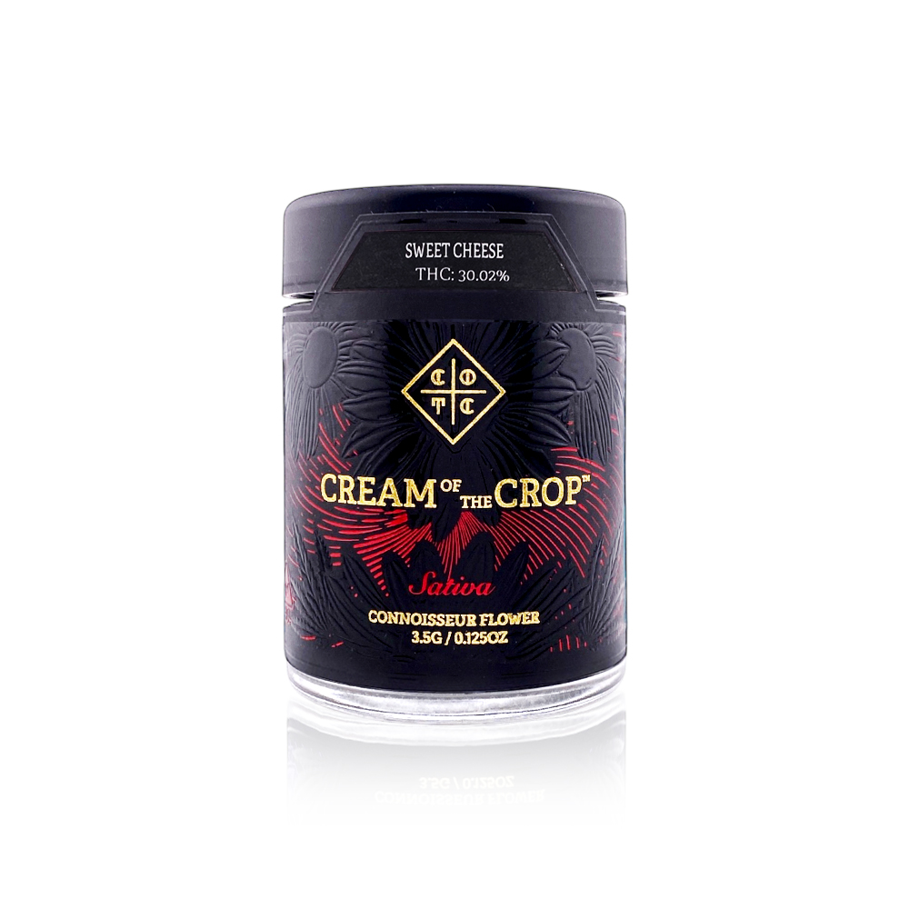 Photograph of product: CREAM OF THE CROP - Flower - Sweet Cheese - Bigs - 3.5G