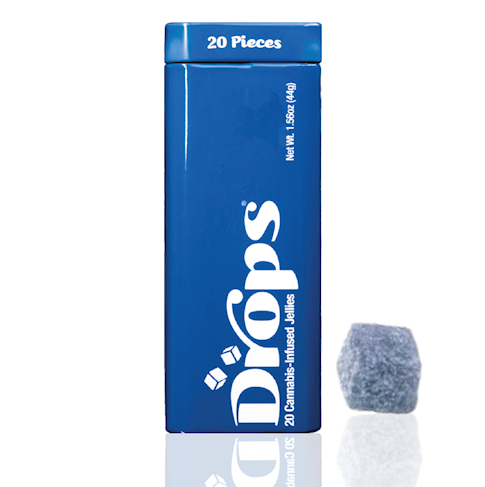 Photograph of product: DOH Drops - 4:1 CBD Blueberry [5mg] - 20pk Rosin Edibles