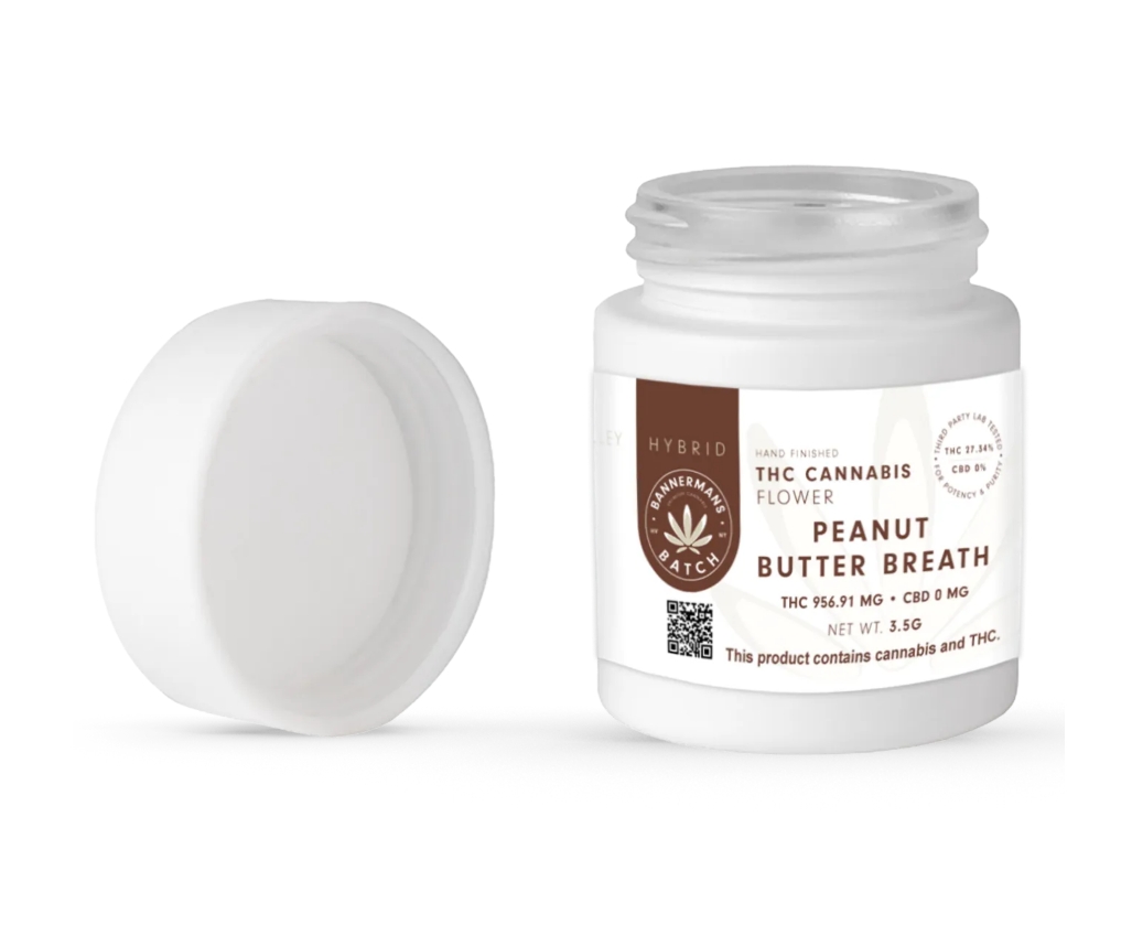 Photograph of product: Bannermans Batch | Peanut Butter Breath | Oui'd - 3.5g