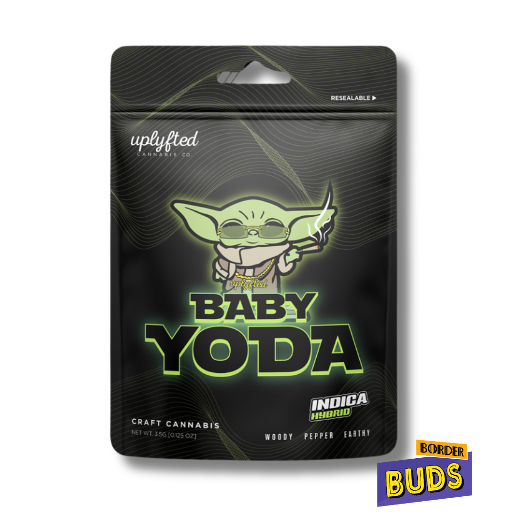 Photograph of product: Baby Yoda | Uplyfted | 3.5g | Pre-Packed Flower
