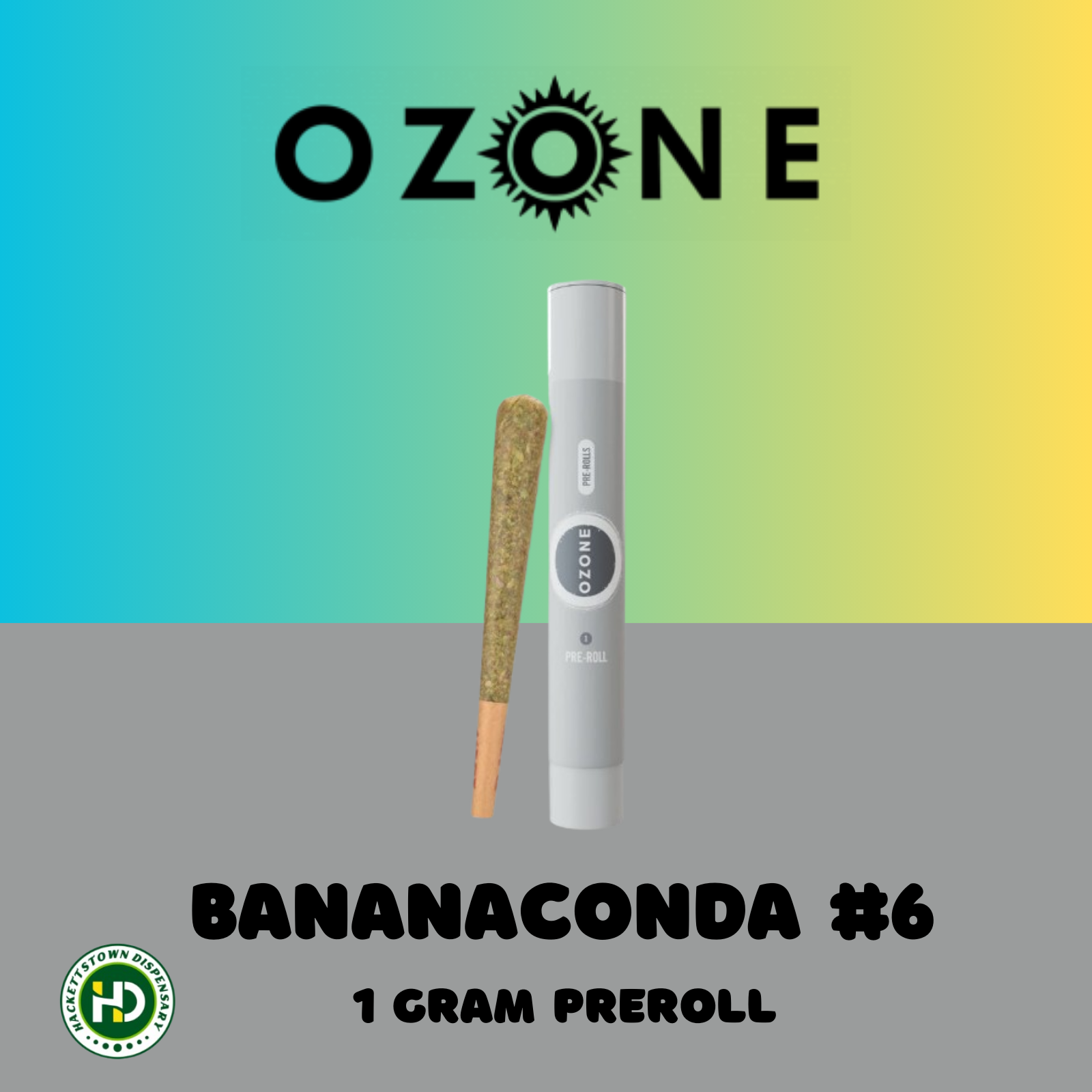 Photograph of product: Ozone Pre | Bananaconda #6 | 1g (Hybrid)
