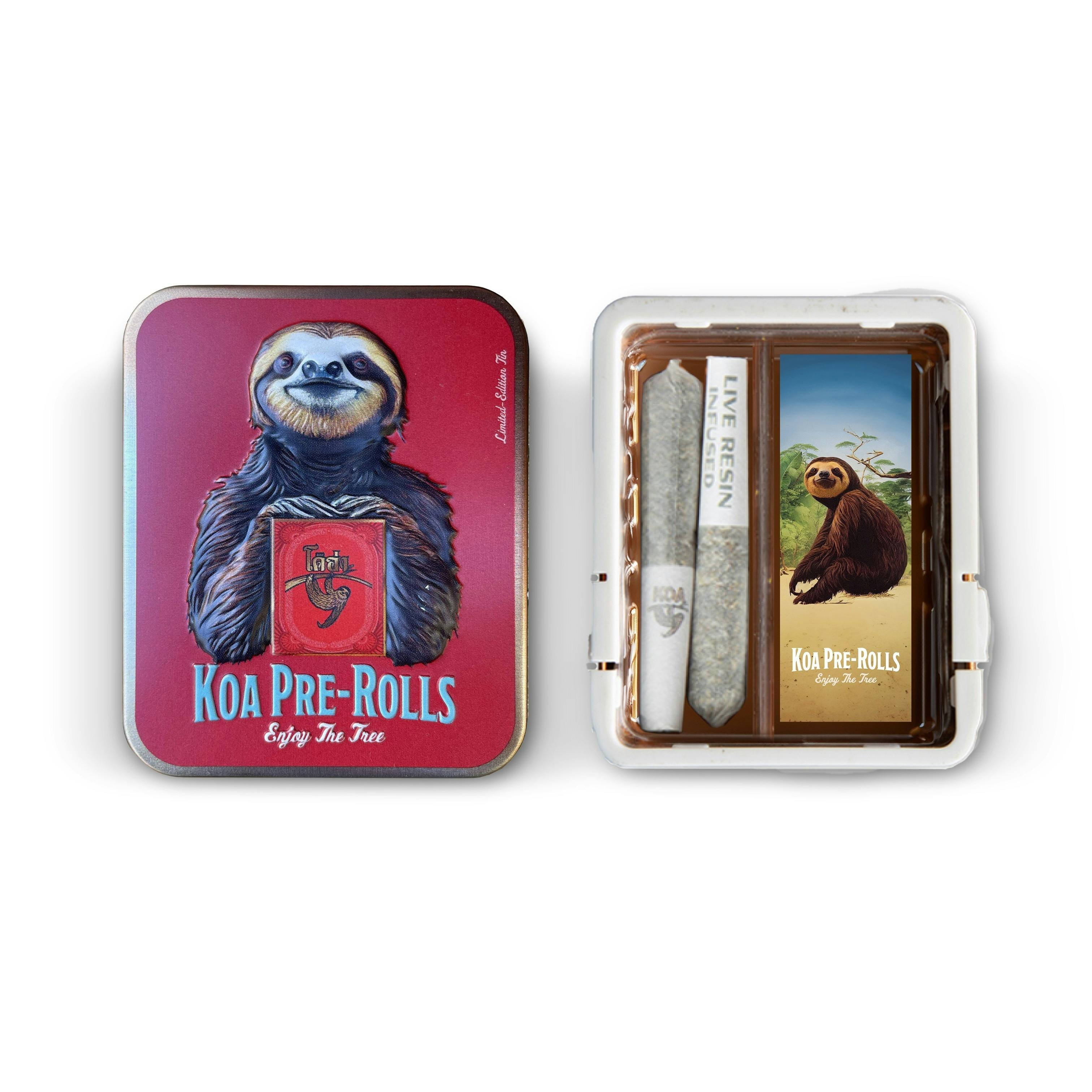 Photograph of product: KOA - Trop Cherry - .35g 2pk Infused Pre Rolls