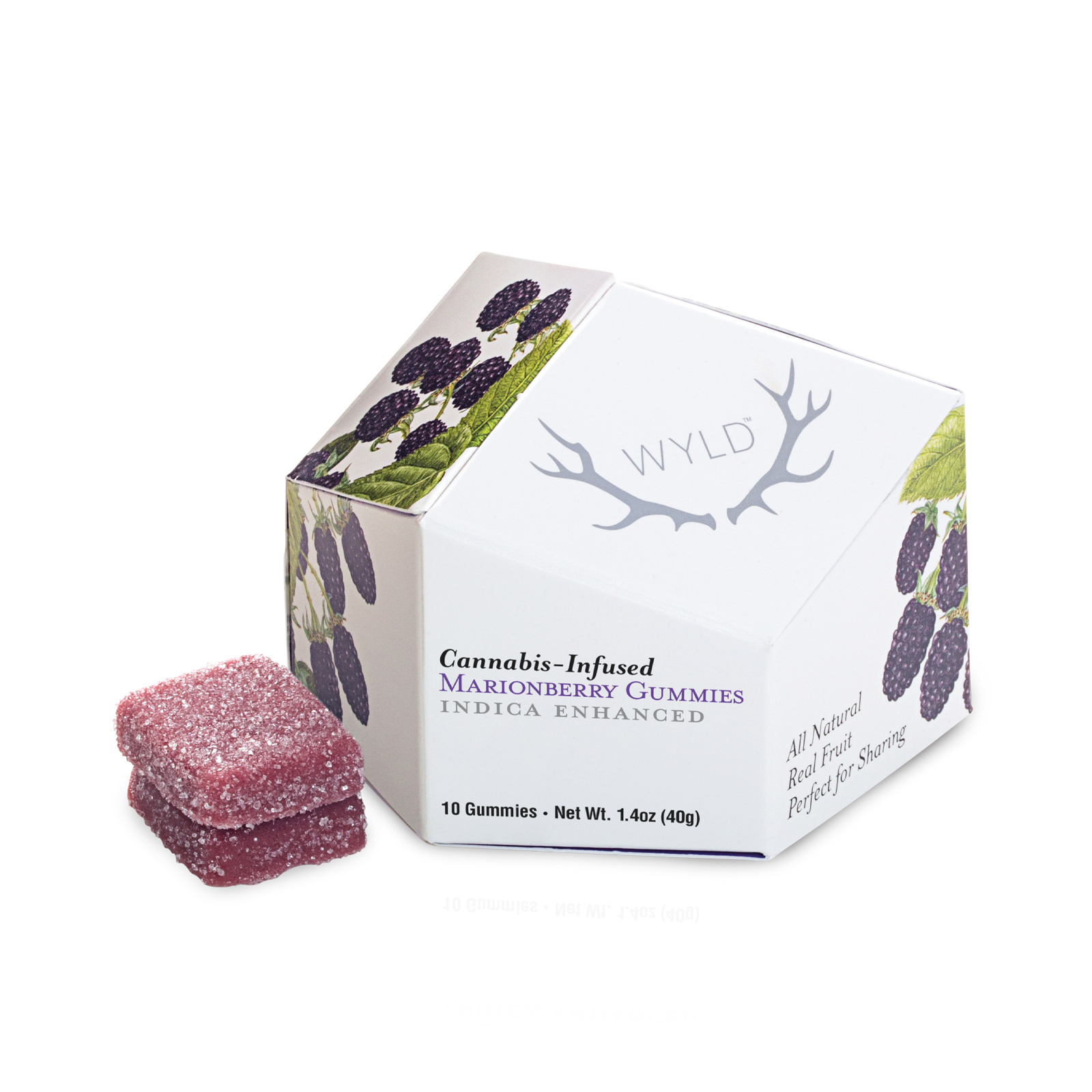 Photograph of product: Marionberry Oui'd | Gummies 10pk | 100mg