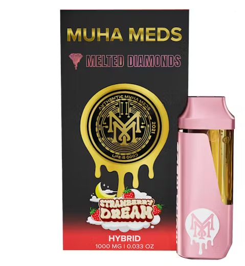 Photograph of product: MUHA MEDS STRAWBERRY DREAM 1G AIO DIAMONDS