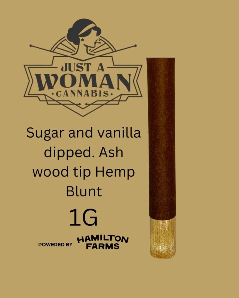 Photograph of product: Just A Woman Oui'd - Atabey [Sugar and Vanilla Wood Tip] - Blunt - 1g