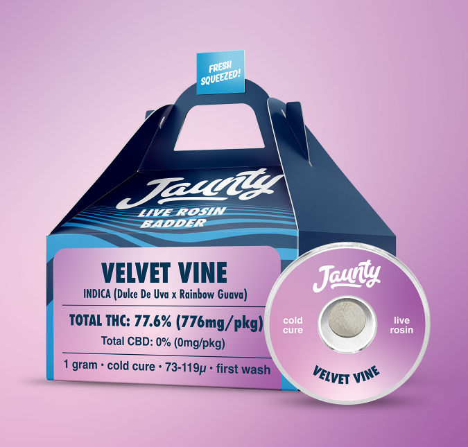 Photograph of product: Live Rosin Badder | Velvet Vine (I) Jaunty