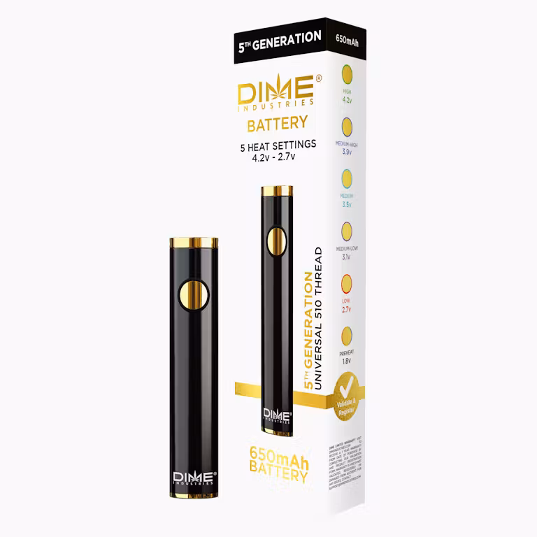 Photograph of product: Black Battery | 5th Gen | DIME Industries