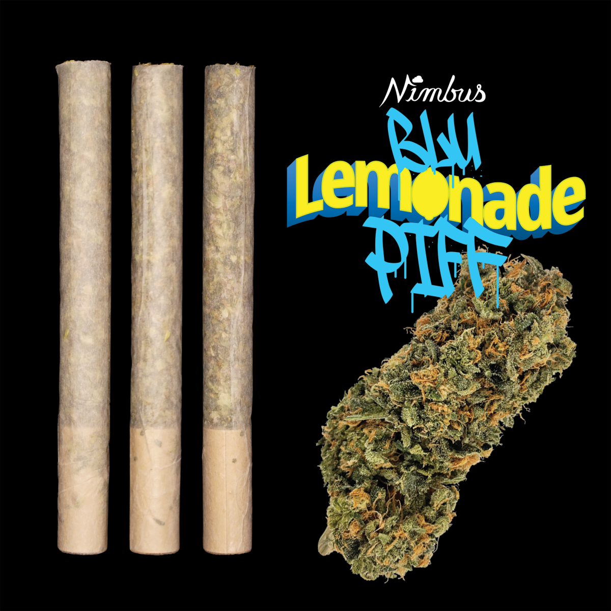 Photograph of product: Blu Lemonade Piff (S) PRJ (0.5g x 3)