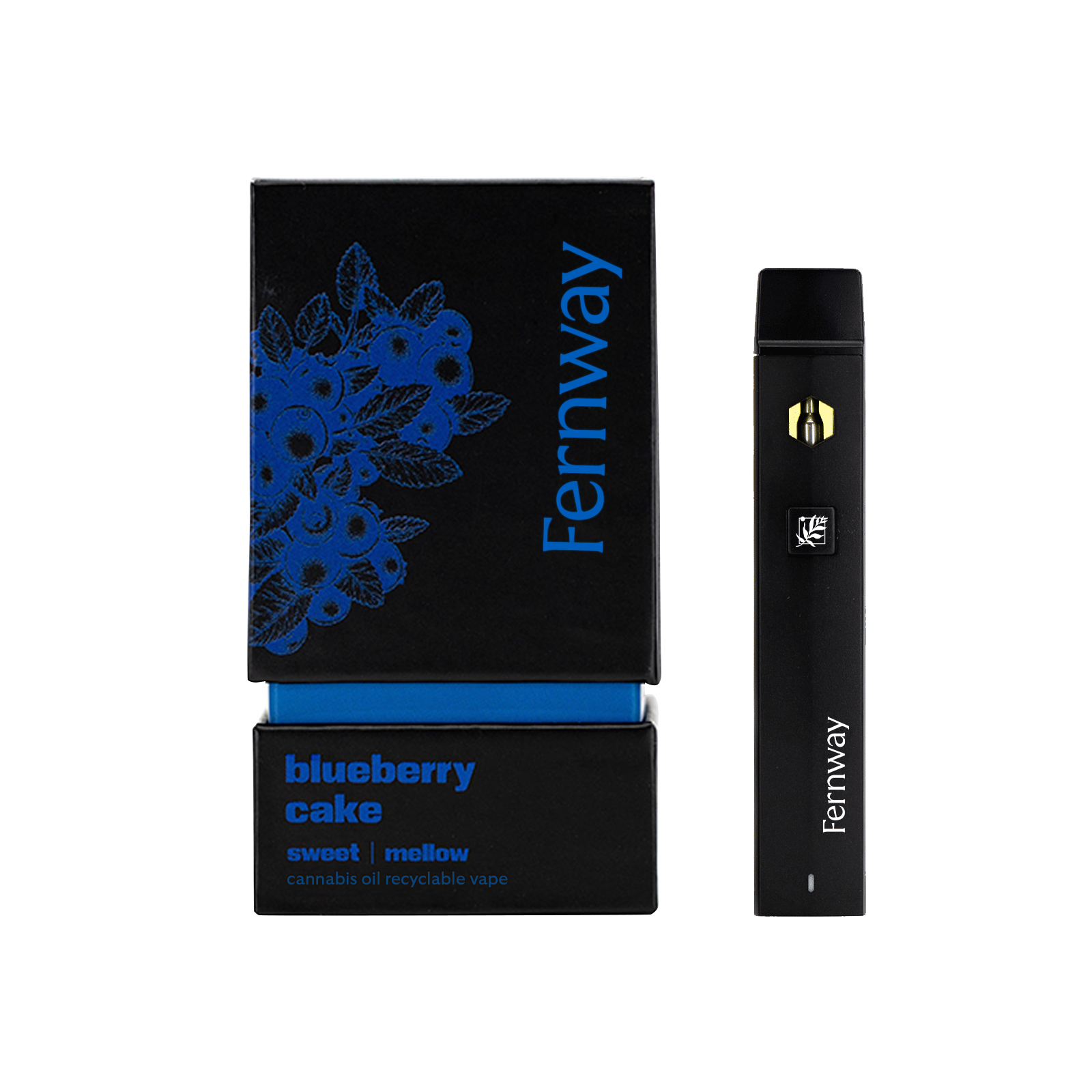Photograph of product: Fernway Vape Disposable 2g Distillate Traveler - Blueberry Cake