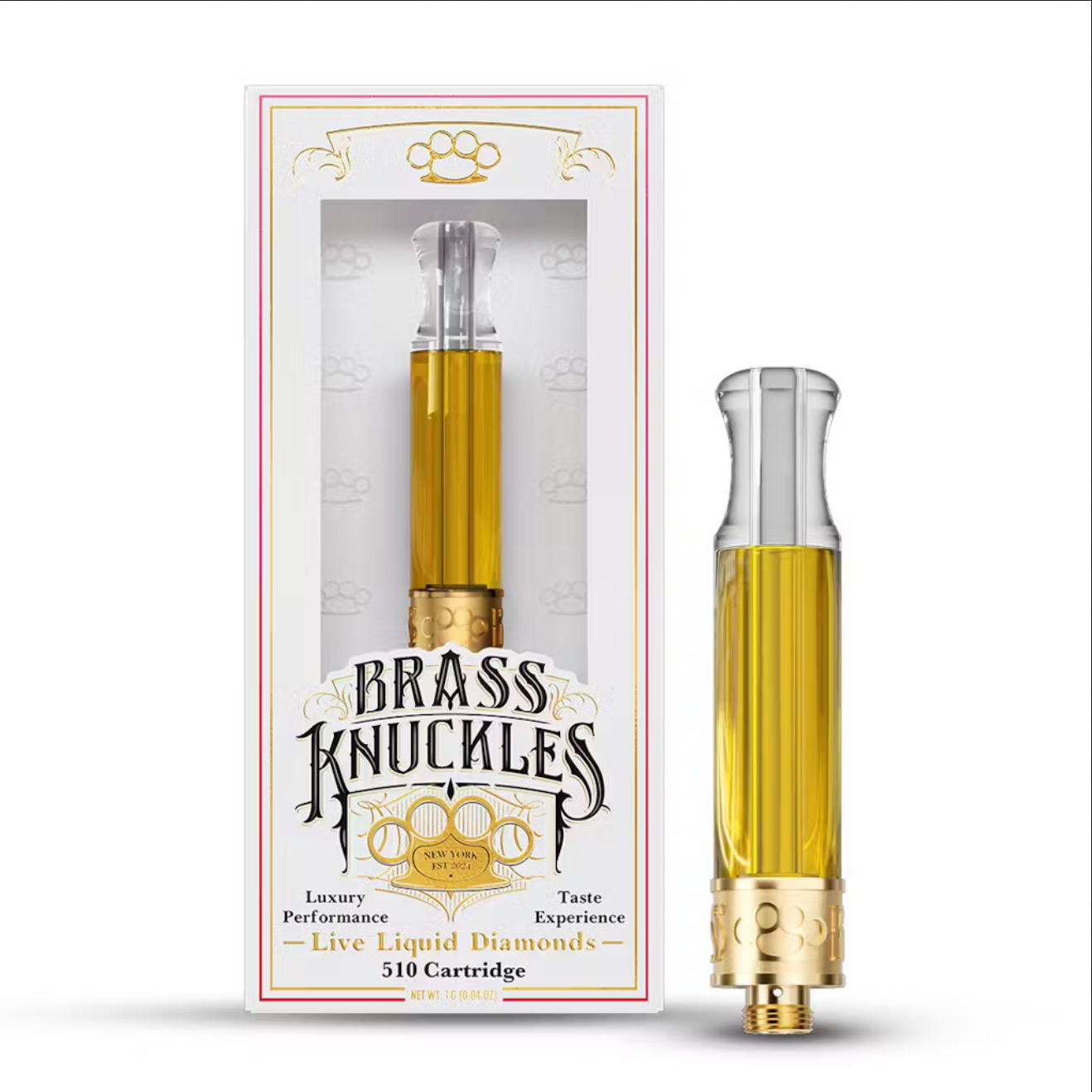 Photograph of product: Brass Knuckles | Guava Gelato | 1g Cart