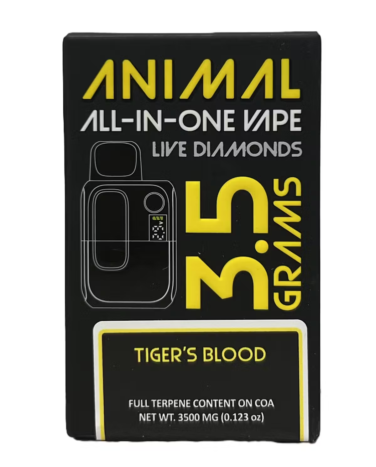 Photograph of product: Animal | Tigers Blood Live Diamond AIO | 3.5g