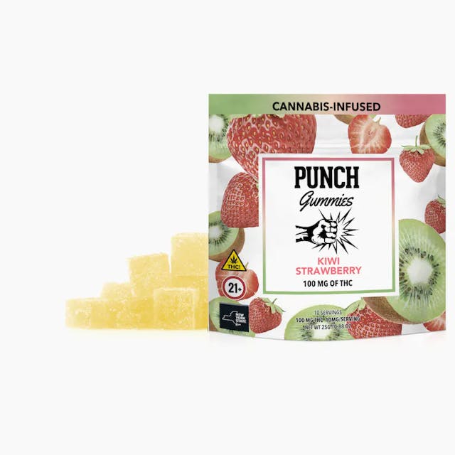 Photograph of product: Kiwi Strawberry Gummies - 10 Pack