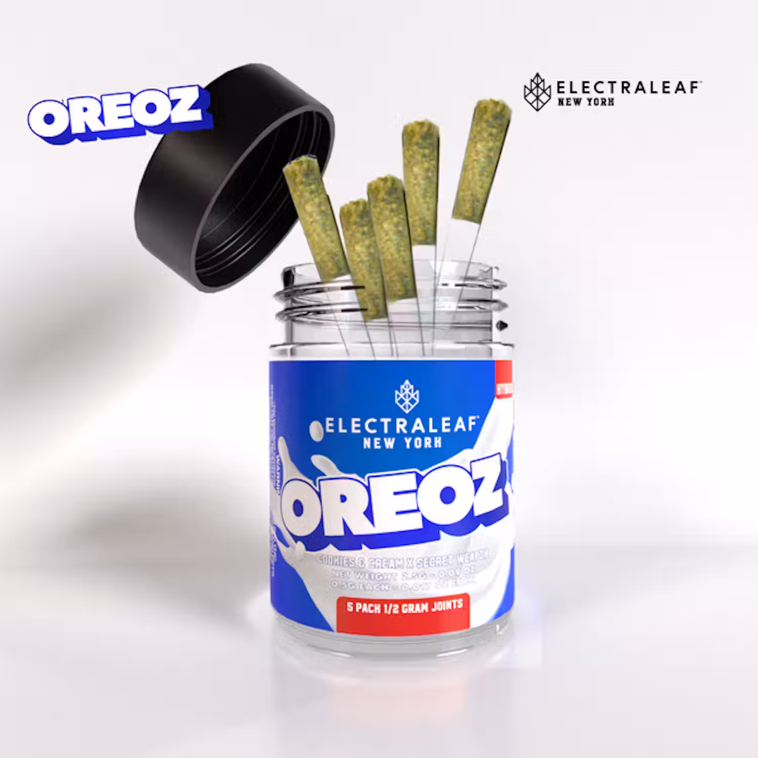 Photograph of product: Electraleaf Preroll/5pk - Oreoz