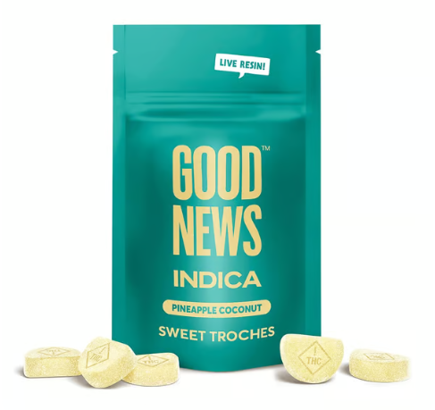 Photograph of product: Pineapple Coconut (Bio Jesus) Live Resin Troches 10mg/10pk (100mg)