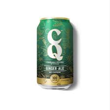 Photograph of product: CQ | GINGER ALE | SODA | 100MG