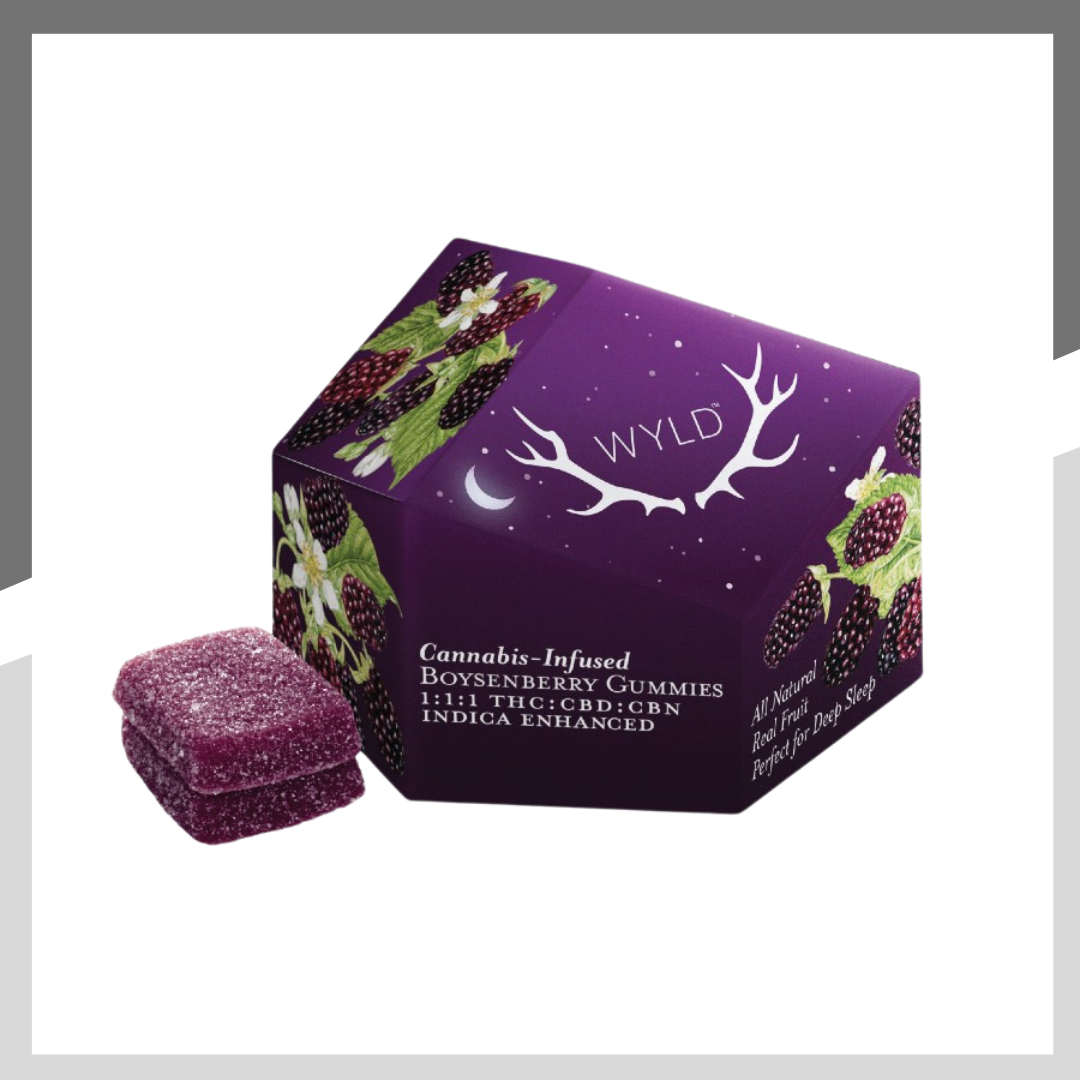 Photograph of product: 1:1:1 Boysenberry Enhanced | Gummies | 10pk | 100mg