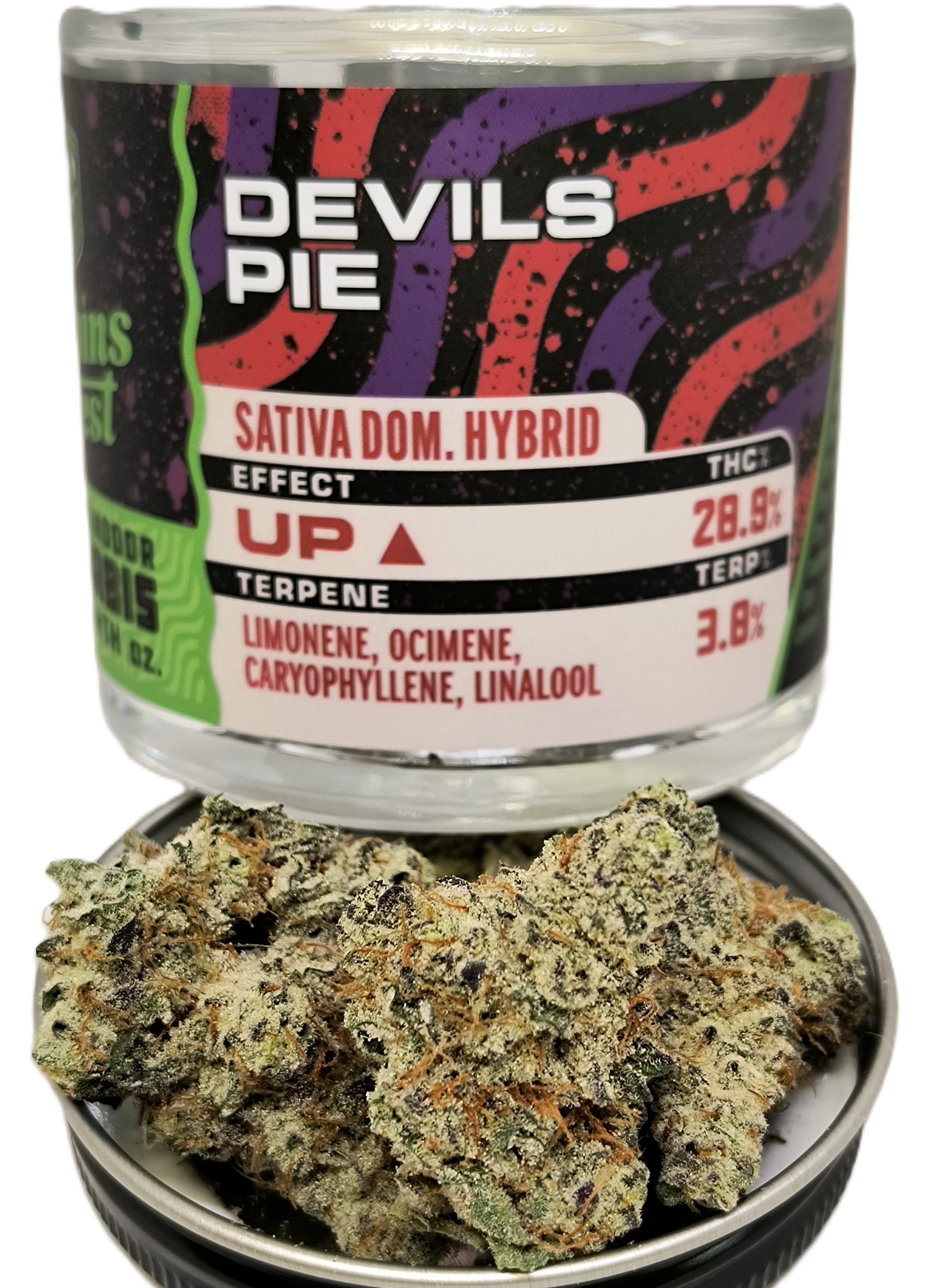 Photograph of product: Devils Pie Jar | Forbins Finest - 3.5g