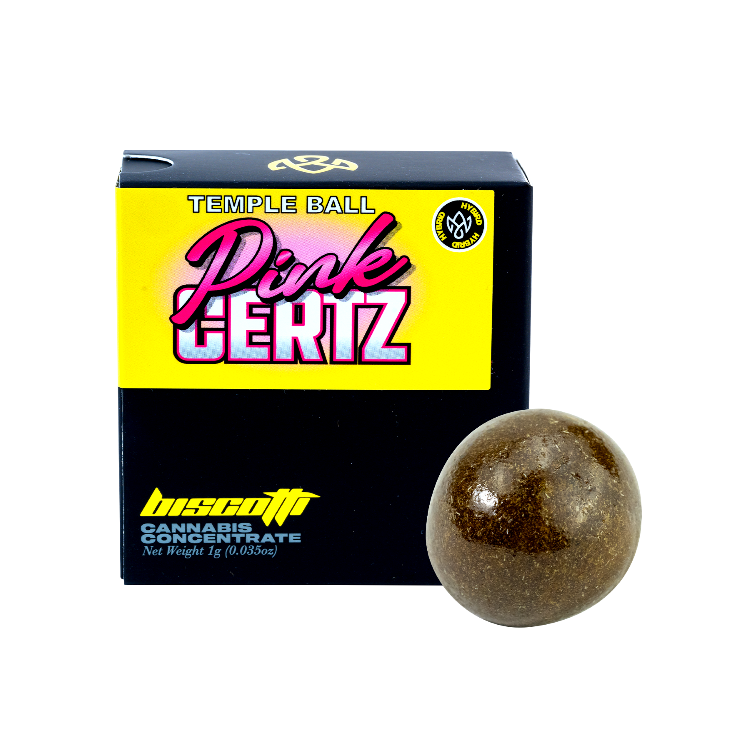Photograph of product: Biscotti - au chocolat (Temple Ball) - Pink Certz