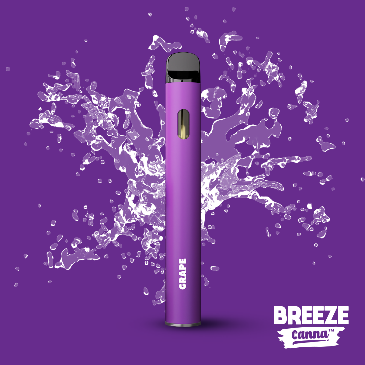 Photograph of product: Breeze Canna | Grape | Disposable Cartridge | 1g