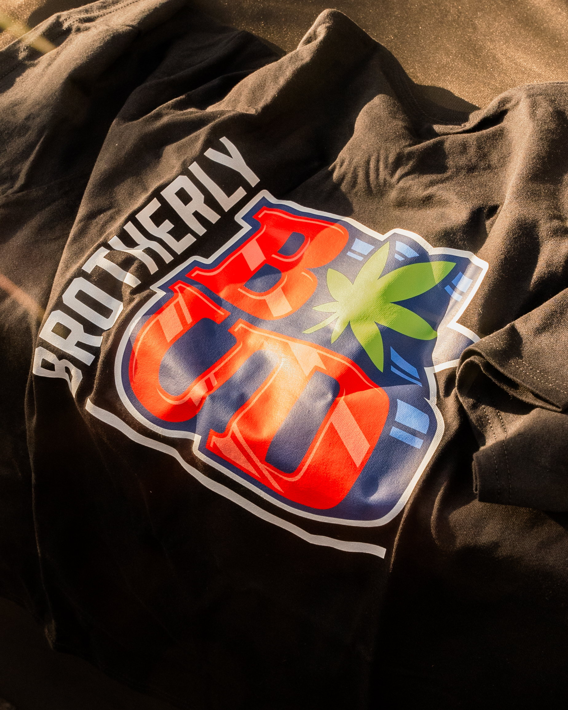 Photograph of product: Brotherly Bud Logo Black T-Shirt-XL