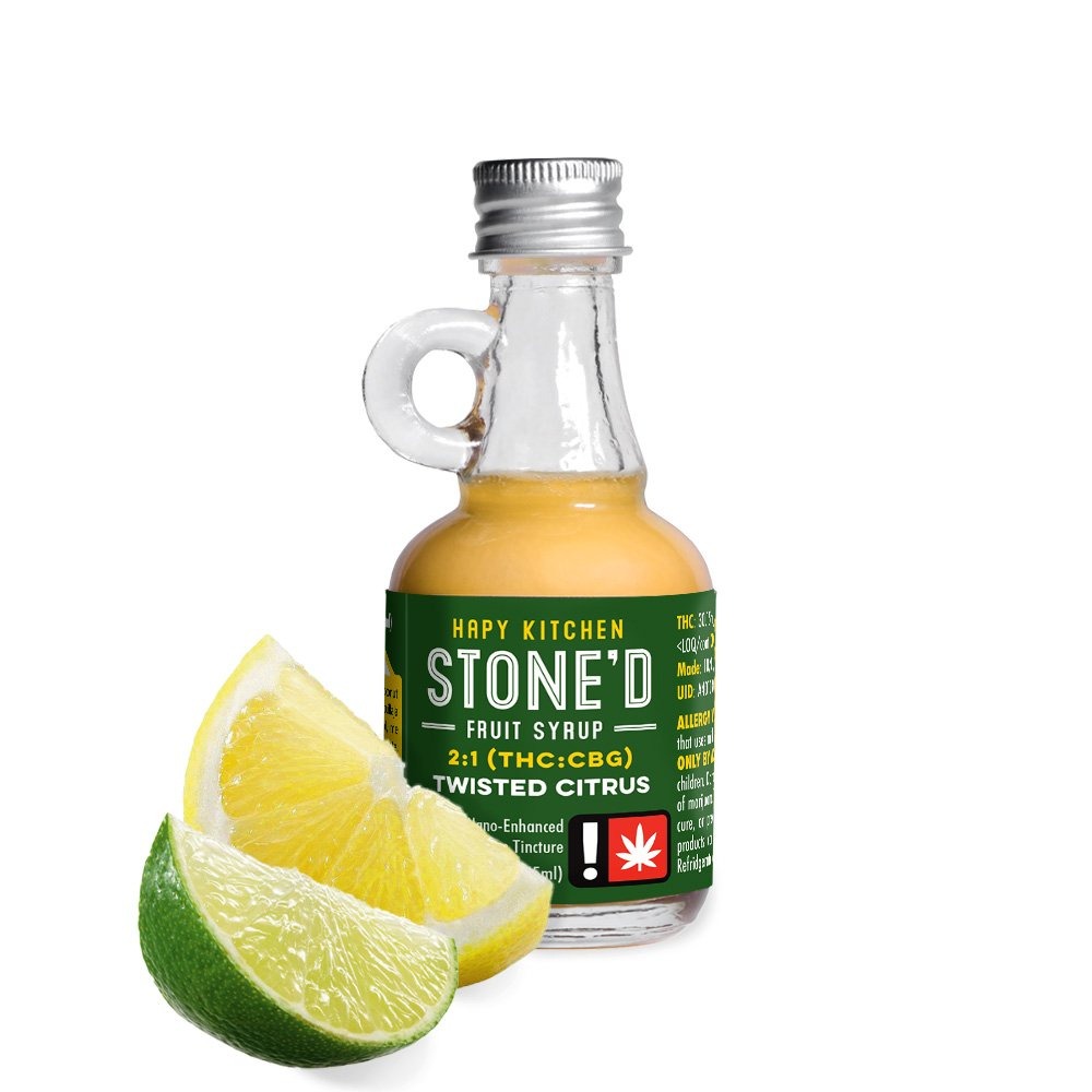 Photograph of product: Stone'd Syrup | Twisted Citrus | 2:1 CBG