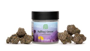 Photograph of product: Rolling Green Oui'd Flower - King Gelato - 3.5g