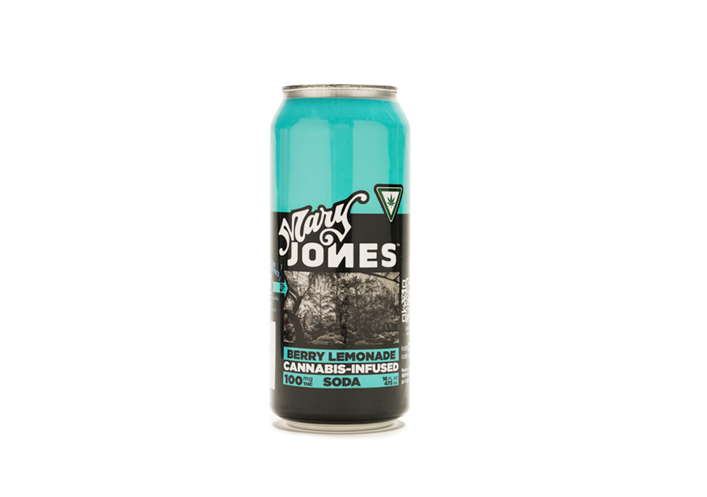 Photograph of Product: Mary Jones | Soda | Berry Lemonade | 100mg