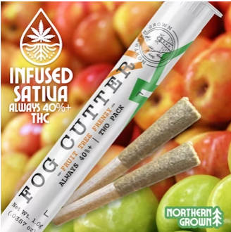 Photograph of product: Fruit Tree Frenzy | 1g | 2pk | Infused Pre-Rolls