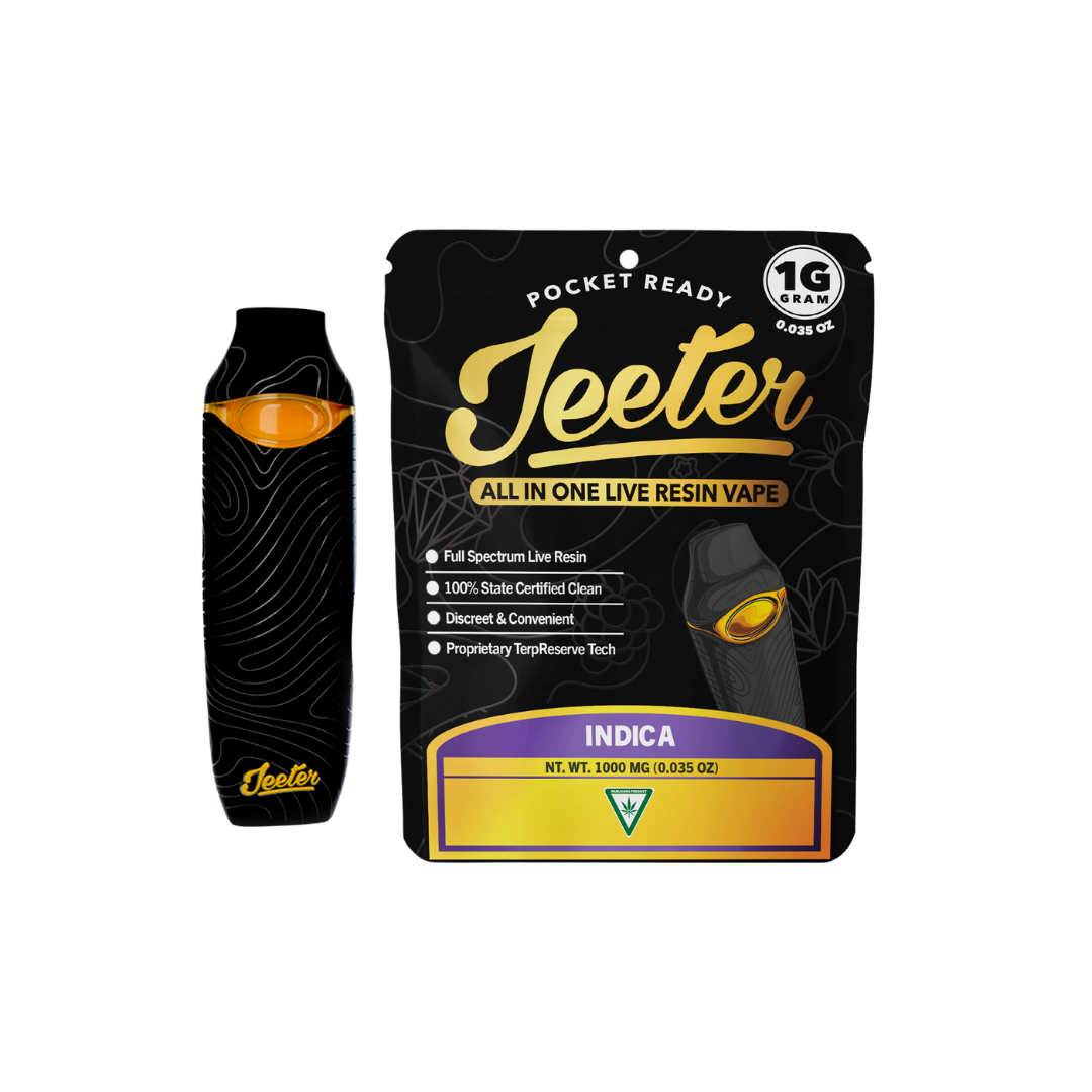 Photograph of product: Jeeter | Nova Live Resin All-In-One Vape | 1g