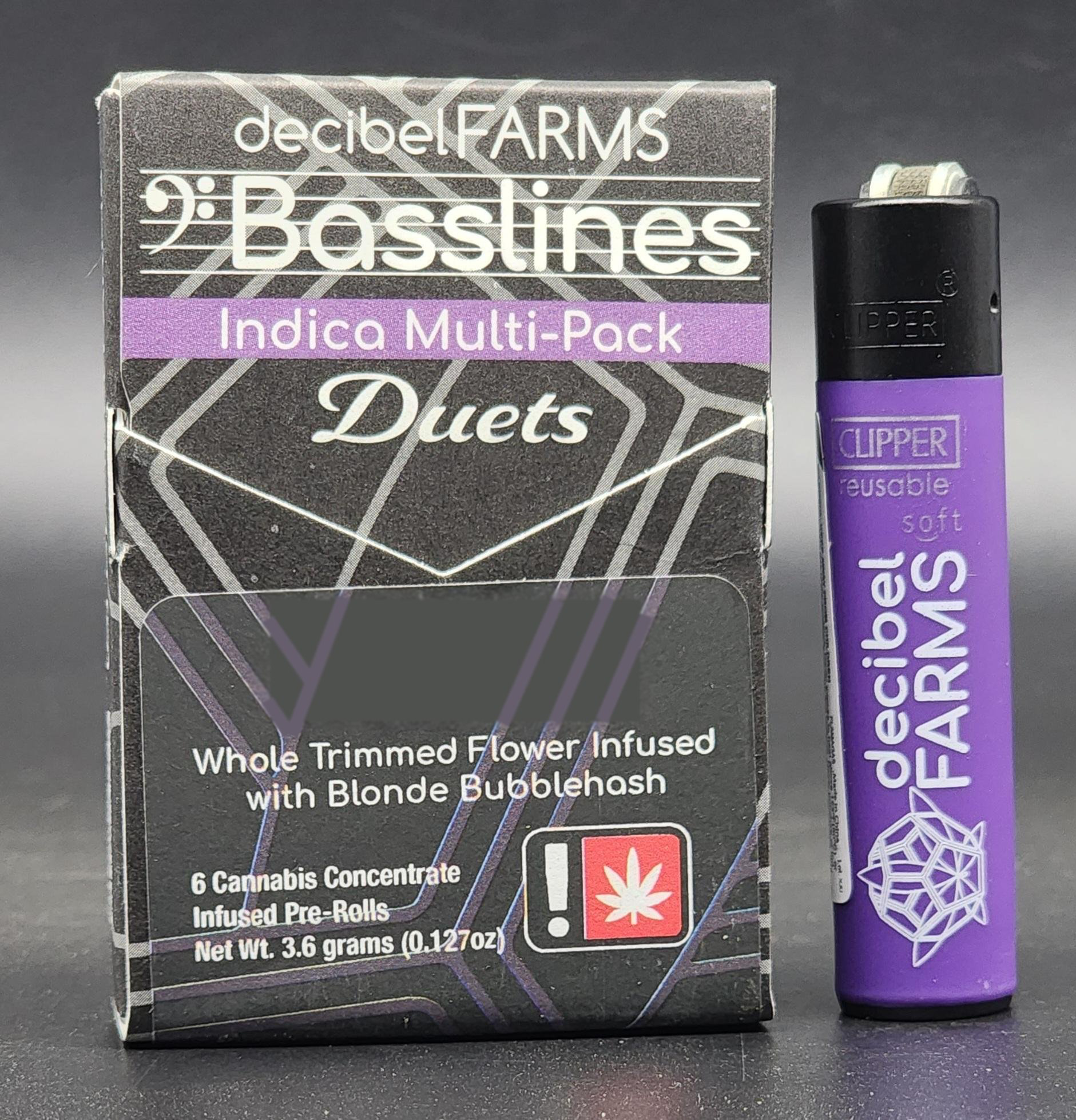 Photograph of product: Basslines Infused Preroll Packs: Apple Slapz & Bonkers