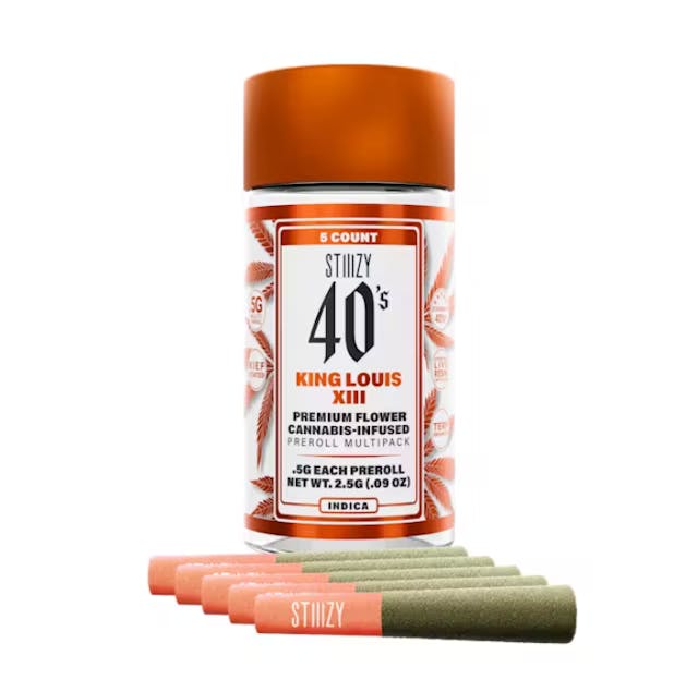 Photograph of product: King Louis 5PK Infused Prerolls - 