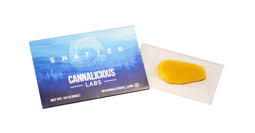 Photograph of Product: ALIEN APPLE KUSH 1G SHATTER
