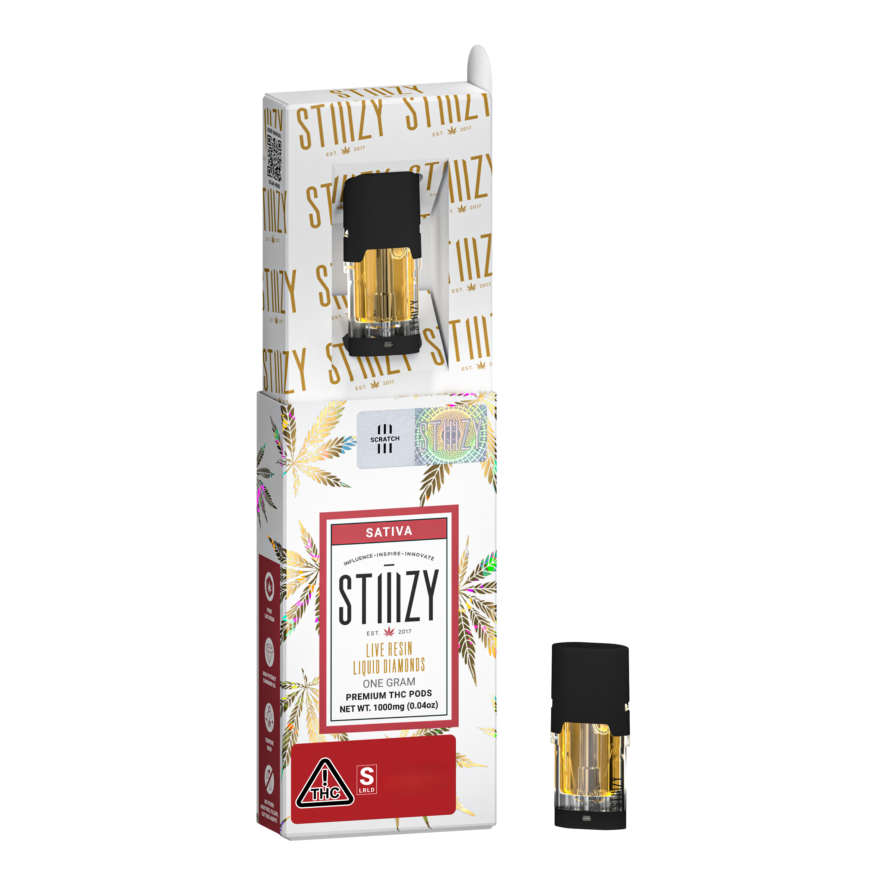 Photograph of product: Live Resin Green Crack Pod 0.85g