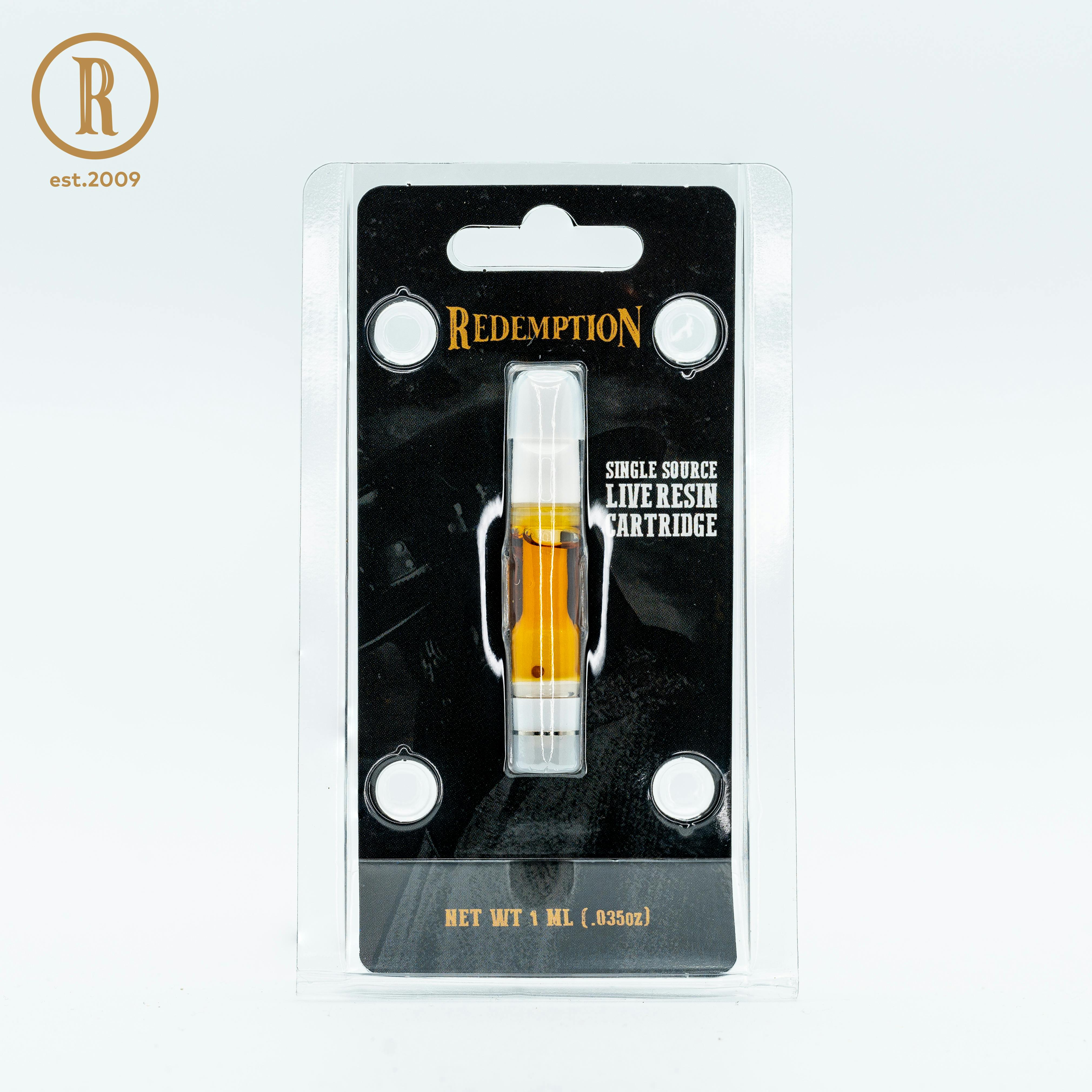 Photograph of product: Redemption Live Resin Cart Oui'd Lemon Cherry Diesel