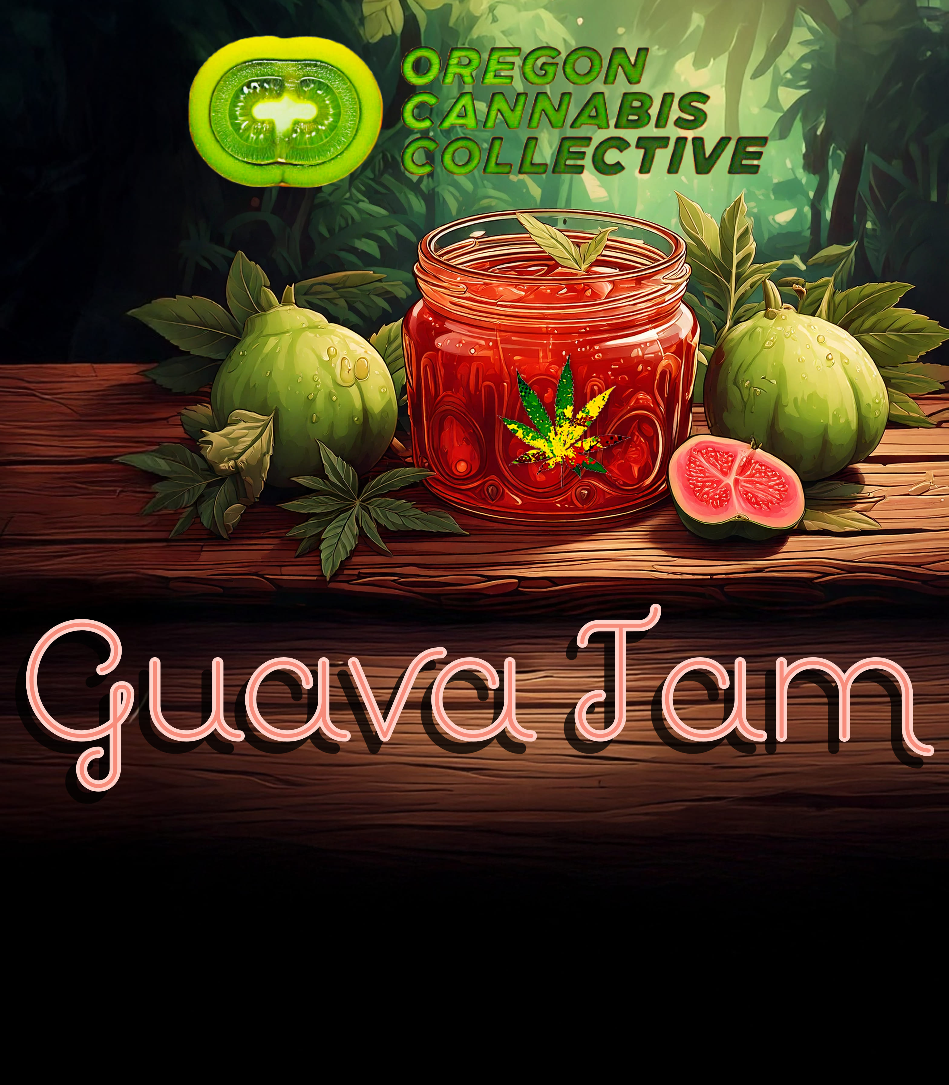 Photograph of product: Guava Jam (OCC) - Half Oz - 14g