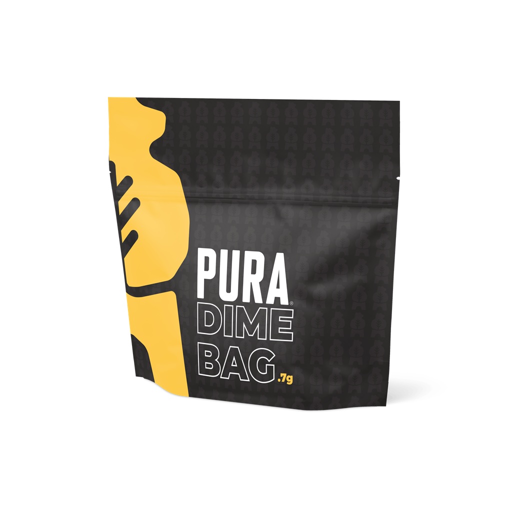 Photograph of Product: Pura | Purple Milk | Flower Dime Bag | 0.7g