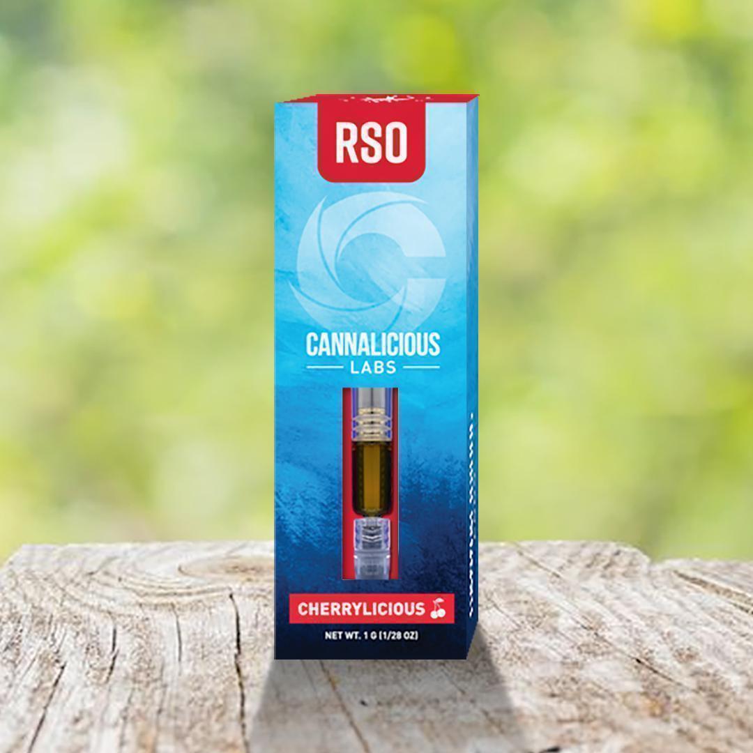Photograph of product: Cannalicious | Cherrylicious | 1g RSO Dart
