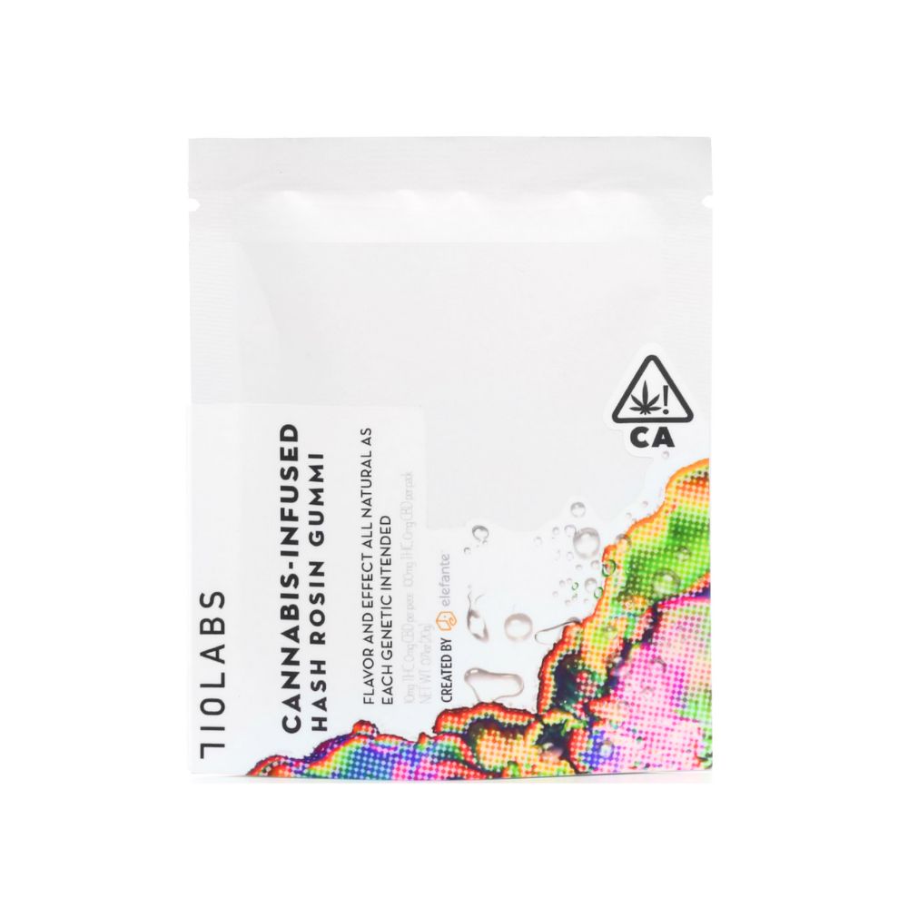 Photograph of product: ROSIN GUMMIS - FAUX FAUNA F2 #5 100MG - 710 LABS