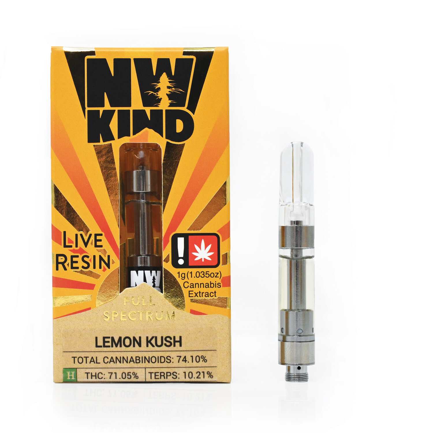 Photograph of product: Live Resin | 510 Thread | Melted Strawberries | 1g