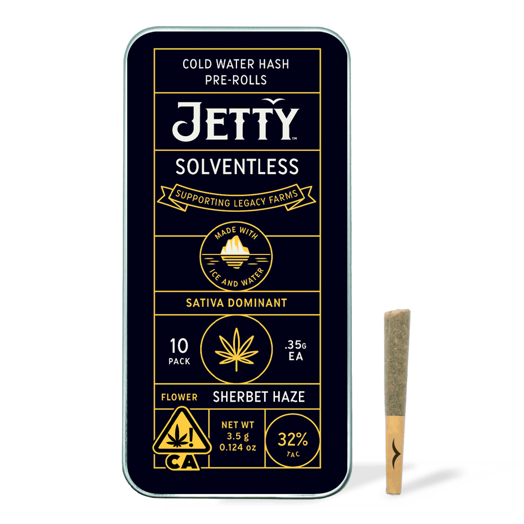 Photograph of product: Sherbet Haze Solventless Infused Pre-Roll 10 Packs (3.5g)